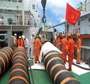Manguera flotante de draga DN800 de alta calidad 6 \ "8 \" 12 \ "Manguera de goma de dragado oceánico con servicio de corte personalizado - Product Image 2