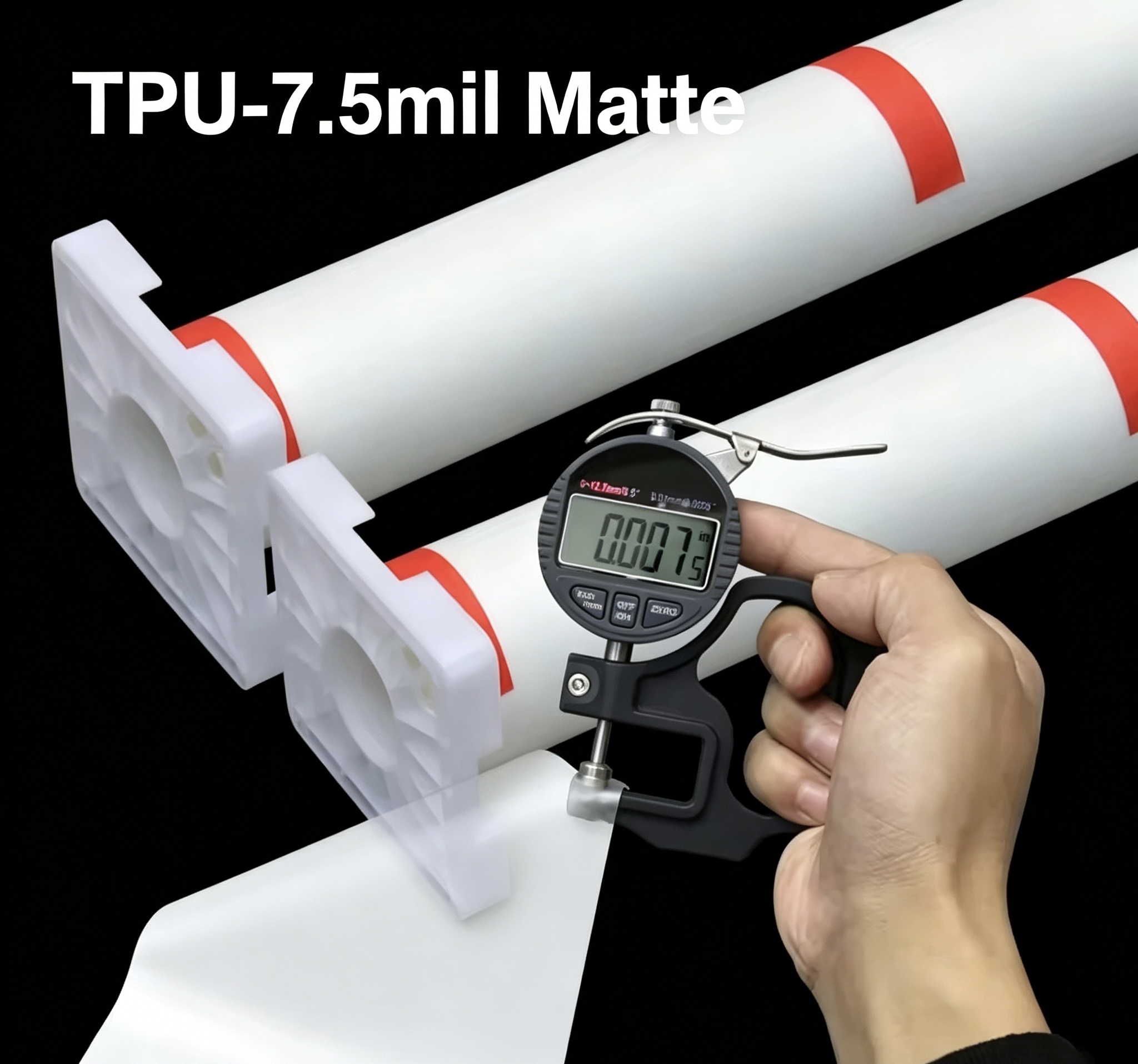 Matte White 7.5mil