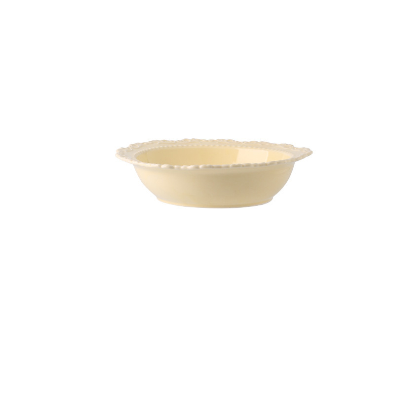 Yellow fruit bowl