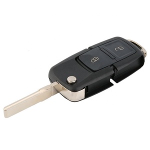 Plastic Car Remote <strong>Key</strong> for <strong>VW</strong> 2 Button 3 Button <strong>Key</strong> Blank Flip Car <strong>Key</strong> Shell - Product Image 4