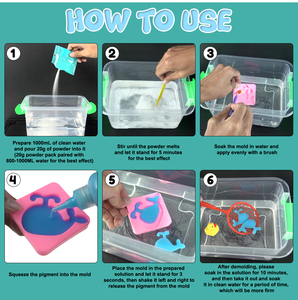 Khy DIY Sáng Tạo Kinh Nghiệm Ma Thuật Nước Elf Đồ Chơi Kit Lý Tưởng Đồ Chơi Nước Cho Trẻ Em Không Độc Hại 3D Aqua Cổ Tích Nước Gel Bộ - Product Image 6