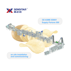 Fabrika fiyat 100 kg/saat otomatik patates cips yapma makineleri cips işleme hattı - Product Image 1