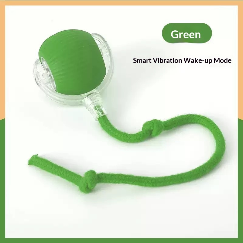 Ball with string-green