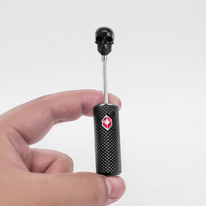 Seyahat TSA onaylı asma kilit sırt çantası çadır kilidi bavul bagaj kombinasyonu kablo kilidi için tuşları ile - Product Image 4