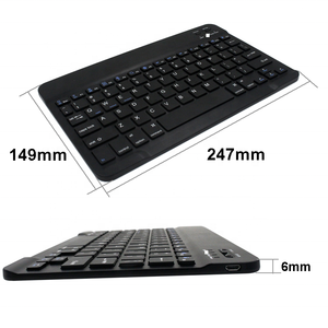 Ultra Slim 7 <strong>8</strong> Inch Mini Wireless Bluetooth <strong>Keyboard</strong> for <strong>IOS</strong> Android Tablet PC Mobile Phones - Product Image 6