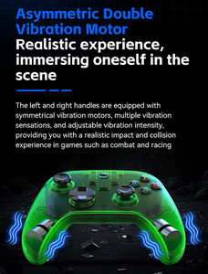 G6 BTワイヤレス対応ゲームコントローラーIOS/AndroidゲームパッドPC用ホールロッカー6軸デュアル振動ジョイスティックスイッチ用 - Product Image 5