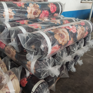布基纳法索100% 涤纶分散印花机织超细纤维面料优质抗皱家纺床单