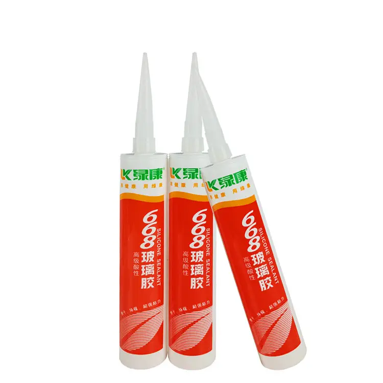 Adhésif en Silicone Transparent vert santé pour verre Rtv Silicone scellant colle verre Silicone scellant