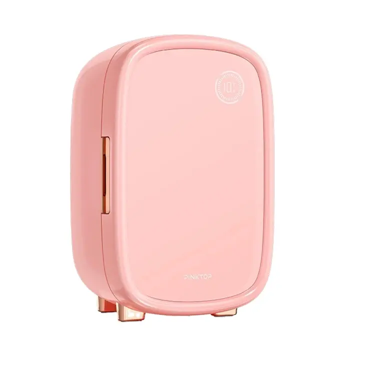 Minibar de viaje para el hogar, refrigerador de 12L para viaje en coche, mini nevera rosa de belleza, Venta de mini nevera