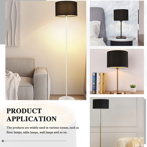 Großhandel Gold Tisch lampe mit Creative TC Stoff PVC Lampen schirm Minimalist isches Design Einfache Installation und abnehmbare Funktionen - Product Image 4