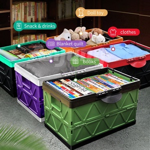 Anjuny çok amaçlı katlanabilir araba/bagaj depolama organizatör, taşınabilir araç saklama kutusu - Product Image 2