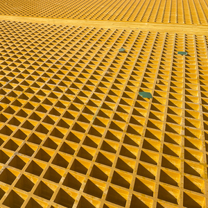 Tùy chỉnh chống trượt gritted sợi thủy tinh Grating đúc FRP lưới tản nhiệt cho sàn với cắt chuyên nghiệp dịch vụ chế biến - Product Image 4