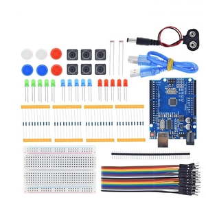 TZT ערכת המתחילים <span class=keywords><strong>UNO</strong></span> R3 מיני טיפוס LED כפתור חוט מגשר ל<span class=keywords><strong>arduino</strong></span> Diy ערכת בית ספר חינוך מעבדה