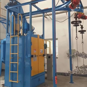 High-Intensity Rotating Hook/Hanger Shot <strong>Blasting</strong> Machine for Abrasive Products - Product Image 2