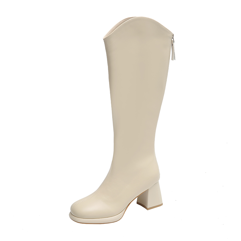 Beige single-sided lining