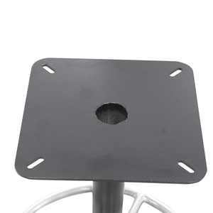 Thiết kế hiện đại màu đen kim loại thanh ghế phụ kiện bán buôn thanh phân và bảng cơ sở cho thương mại đồ nội thất thanh - Product Image 3