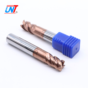 UNT FrezeCNCルータービット切削工具ソリッドタングステンカーバイドフレサHRC704フルートコーナー半径45度エンドフライスカッター - Product Image 3