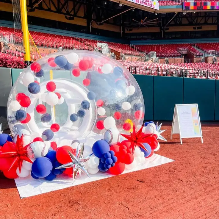 Festa di compleanno per bambini palloncini gonfiabili a bolle di cristallo gigante chiaro casa tenda con palloncini per bambino/adulto