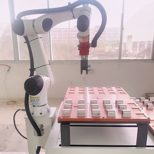Sistema di braccio robotico industriale completamente automatizzato soluzione sincronizzata multiasse intelligente per il carico/scarico del nucleo del motore - Product Image 1