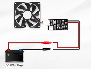 Taidacent VHM-802 DC 12V PWM 4 Filo Automatico Linea Telaio Del Computer Mobile Velocità della Ventola del PC Sensore di Temperatura Regolatore - Product Image 4