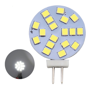 12V- 24V G4LED電球ランプ超高輝度丸型G4LEDライト3WキャンピングカーキャビネットドームライトAC/DC12-30Vバイピンベースアルミニウム - Product Image 5