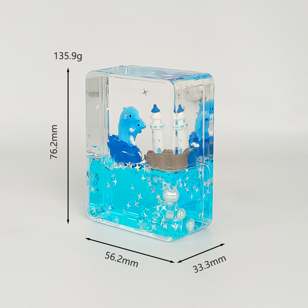 Small Mahjong Tile-Lighthouse and Dolphin