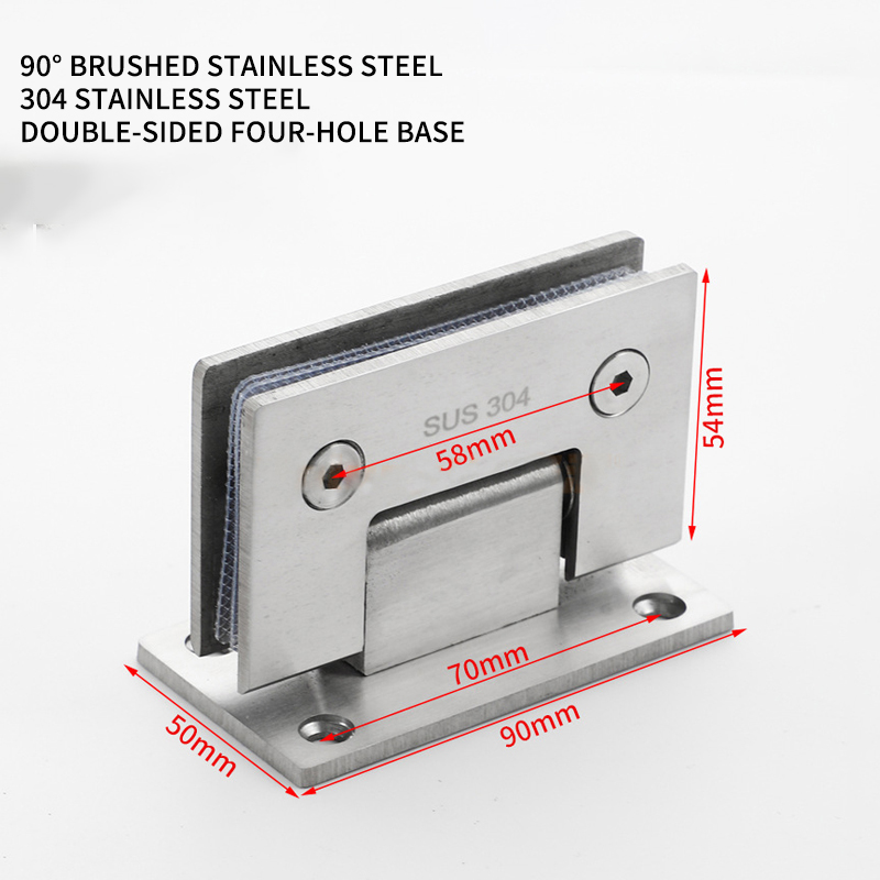 90° Stainless Steel - Brushed Color