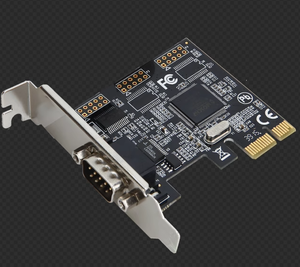PCIe1x a 1 Puerto serie Express Tarjeta de expansión Adaptador de computadora Tarjeta serie PCI-E
