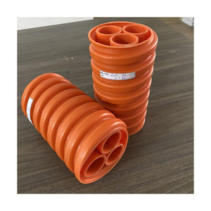 Underground Fiber Cable <strong>HDPE</strong> Microduct 2 Ways 14/10 mm With PE Sheath <strong>1.2mm</strong> for Telecom Cable Blowing Project - Product Image 5