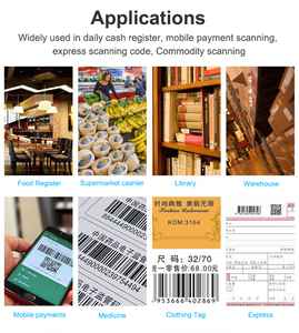Escáner Qr para mini supermercado, lector de código de barras en línea para android book qr