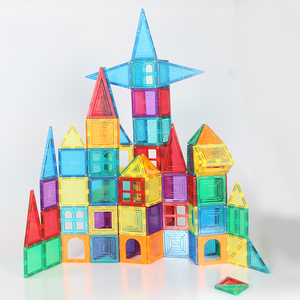新进展3D建筑32 pcs磁砖解决儿童学习问题 - Product Image 1