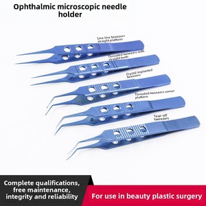 Kit d'instruments microscopiques ophtalmiques de 21 pièces pour la chirurgie de la cataracte blanche Outils essentiels de puissance manuelle comprenant des pinces en acier - Product Image 5