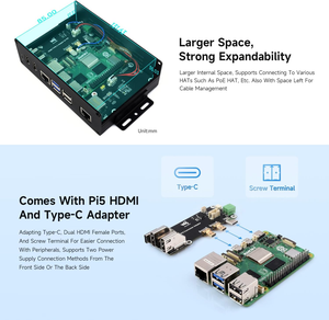 Kit Mini-Computer multifunzione All-in-One Aismartlink WAVESHARE, compatibile con Raspberry Pi 5 - Product Image 5