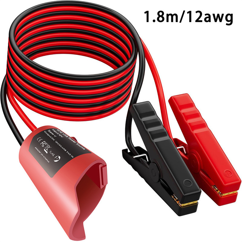 Rojo para MWQ Milwaukee M12 (1.8m-12awg)