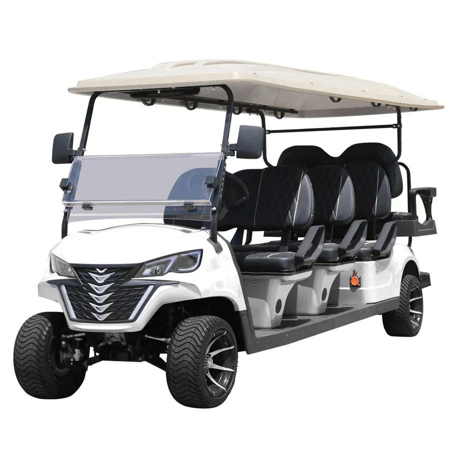 low Price High Quality 8 Seats Electric Golf Cart With Rain Cover