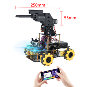<strong>Remote</strong> <strong>Control</strong> Shooting Robot <strong>Car</strong> Kit Water Ball Launcher Combat Smart Mecanum Wheel DIY STEM Programming Learning for <strong>Arduino</strong>