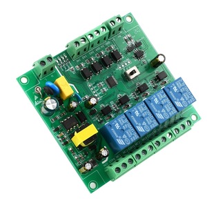 AC 220V Modbus RTU 4 Channel Relay Module Switch <strong>RS485</strong>/TTL UART Interface Four-Way <strong>Input</strong> <strong>Output</strong> DC3.3-24V Optocoupler Signal - Product Image 1