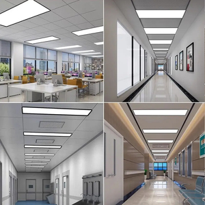Patron tavsiye Modern LED gizli düz Panel ışıkları ofis koridor ve konferans odası için demir vücut ile gömülü - Product Image 6