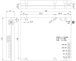 <strong>Broadband</strong> Integrated Amplifier B3 20W Professional AP Power Amplifier Base Station Frequency Band Customization - Product Image 5