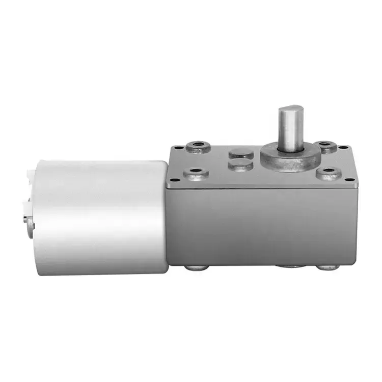 Personalizar sem escova DC 90 graus eixo planetário worm gear motor 12V para robô