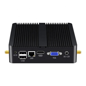 Mini PC Sin ventilador, ordenador de escritorio pequeño con Intel i3 5005U/4005U LAN 8USB Dual Core Linux VGA HD Display WIFI 8G Ram - Product Image 1