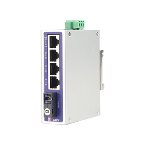 5-Port Fast <strong>Ethernet</strong> 10/100M Industrial PoE Fiber Switch for IP Cameras 1G Switch Capacity Smart Function RJ45 Console Port 100M - Product Image 3