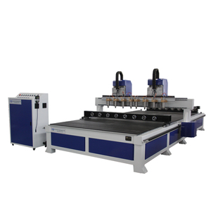 Enrutador CNC de madera con dos husillos de doble cabezal CNC máquina de tallado de madera 1325 - Product Image 3