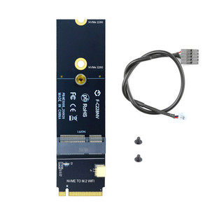 Yüksek kaliteli NVMe M-KEY M.2 A + E anahtar Wifi 6 kablosuz ağ adaptörü kart AX200 AX210 9260stock uyumlu stokta - Product Image 1