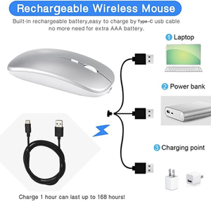 2025 neue Produkte Computer hardware Software Dual-Mode-Bluetooth-Maus Drahtlose optische wiederauf ladbare 2,4-GHz-Maus - Product Image 5
