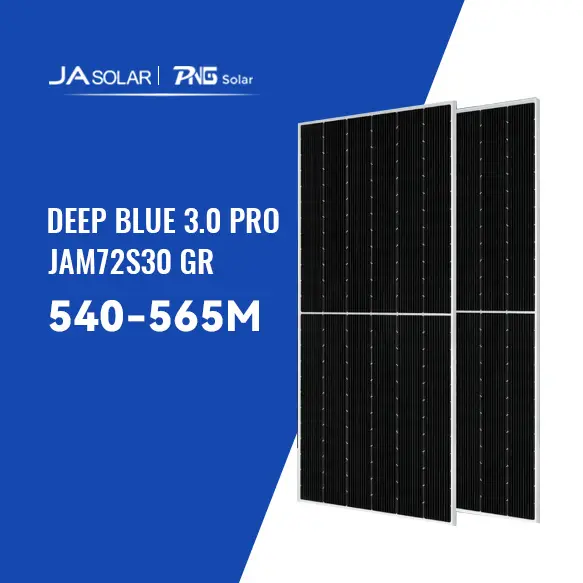 La più venduta JA JAM72S30 540-565/GR 540w 545w 550w 555w 560w 565watt mono pannelli solari fotovoltaici cristallini longi con q
