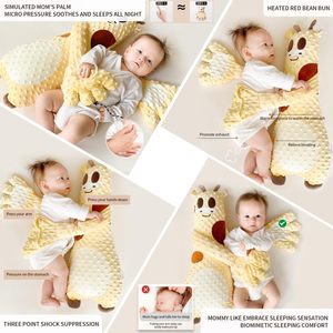 Uyku için otomatik Patting Palm Patter ile bebek yatıştırıcı oyuncak süper yumuşak peluş bebek ayı özel Logo anti-şaşırtıcı uyku Pat - Product Image 6