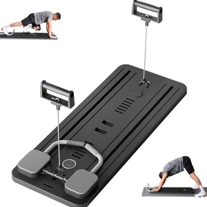 Foldable Pilates Reformer Board <strong>AB</strong> <strong>Exercise</strong> Training Machine Pilates Board Roller <strong>Total</strong> Core Fitness Equipment