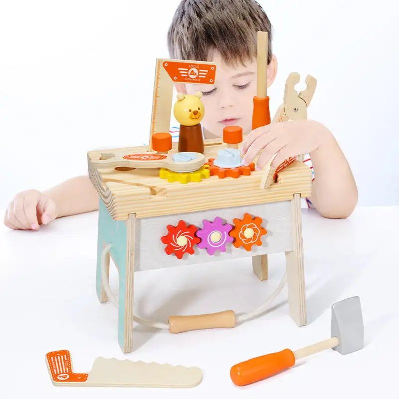 Nieuw Product Lovevery Baby Sensorische Montessori Siliconen Speelgoed Houten Sorteren En Stapelen 2023 Plank