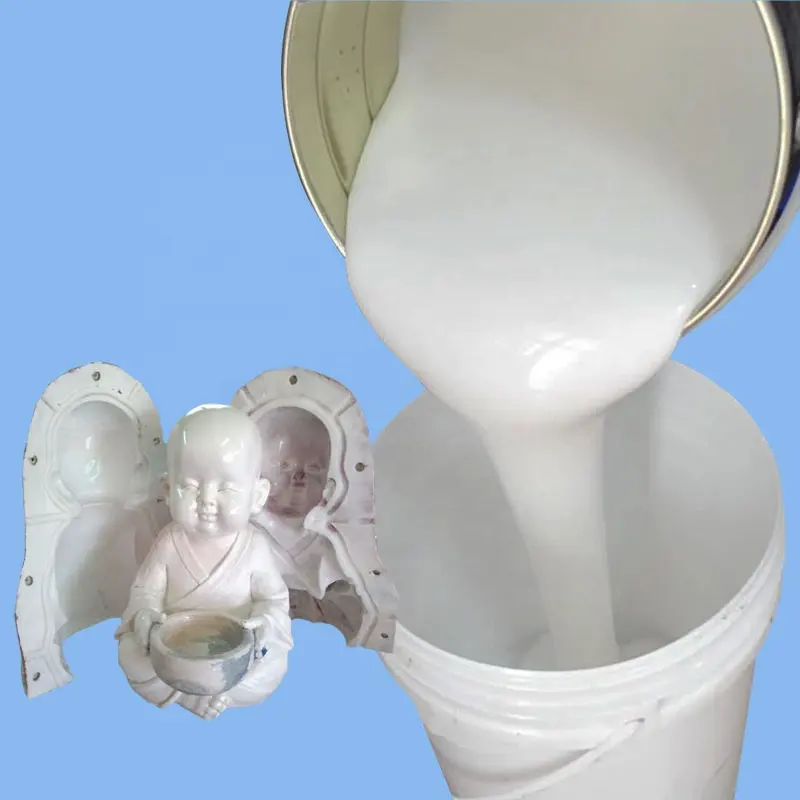 Artesanato resina estátua silicone estanho cura rtv2 borracha líquida fazer artesanato produtos duplicação gesso, poliuretano, cera, plástico